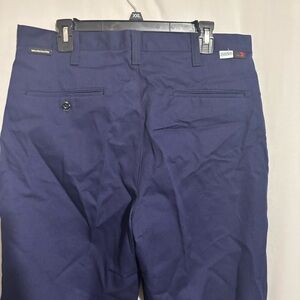 Workrite Flame Resistant Westex Indura Navy Blue Men's Work Pants size 34X NWT